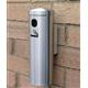 SMOKERS POST WALL MOUNT 12" THICK GAUGE WITH SATIN BRASS FINISH